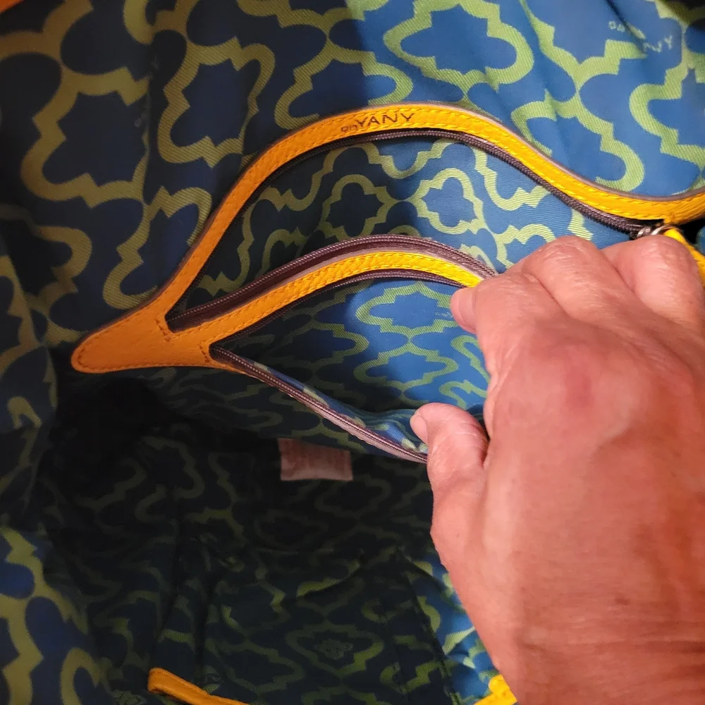 OrYany Yellow/Cream Large Handbag - Picture 5 of 12